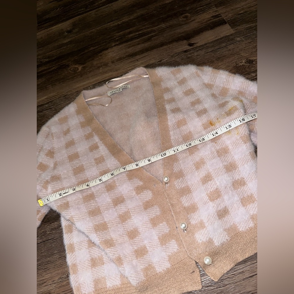 Haute Monde Checkered Cardigan - Picture 14 of 14
